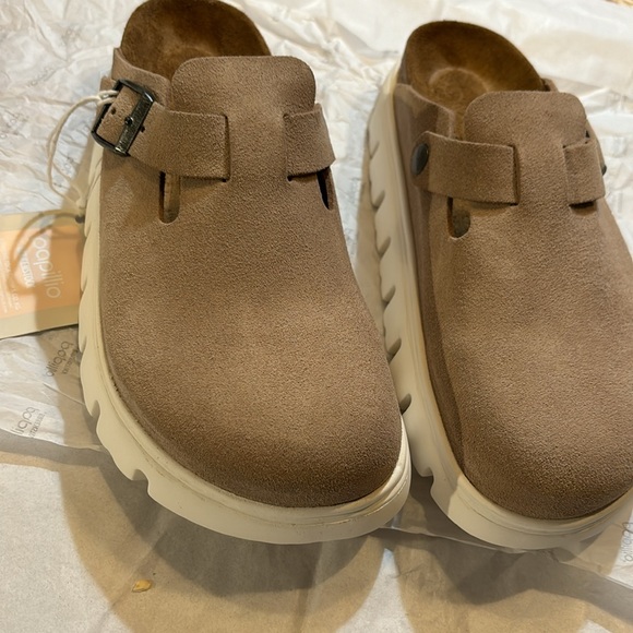 NWOB Womens’s Papillio By Birkenstock Size 39 (8-8.5) Warm Sand - Picture 3 of 11